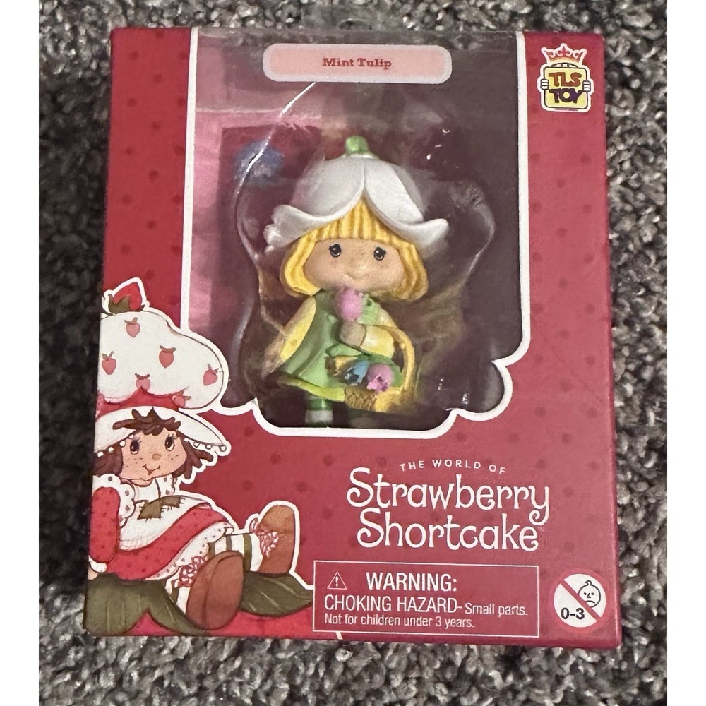 Strawberry Shortcake Mint Tulip 2.5" CheeBee Figure Series 2 TLS Toy NIB